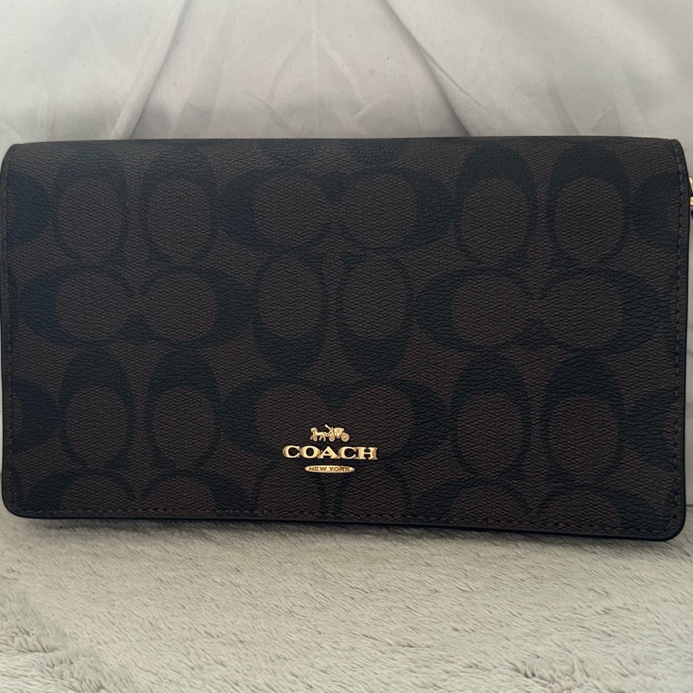 Coach Anna foldover crossbody